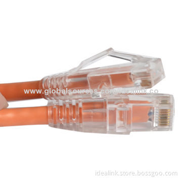 Cat5e UTP Patch Cords with Copper Wire, CCA and Copper Conductors, PVC Jacket
